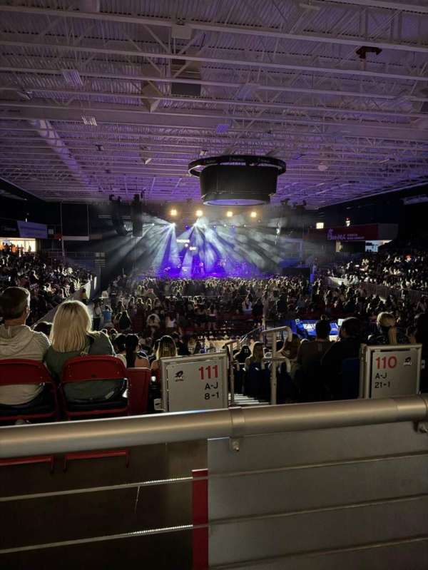 UPMC Events Center, section: 111, row: K, seat: 2