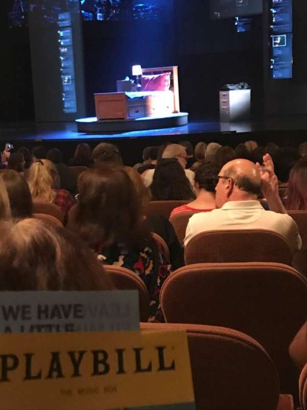 Music Box Theatre, section: Orchestra R, row: O, seat: 22