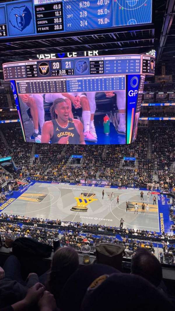 Chase Center, section: 219, row: 8, seat: 7