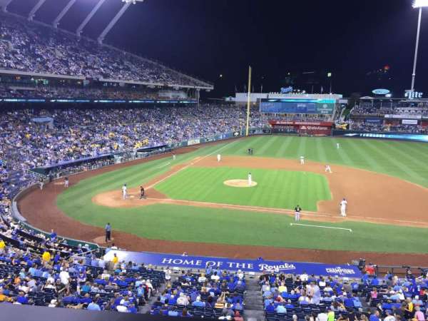 Kauffman Stadium, section: 316, row: A, seat: 3