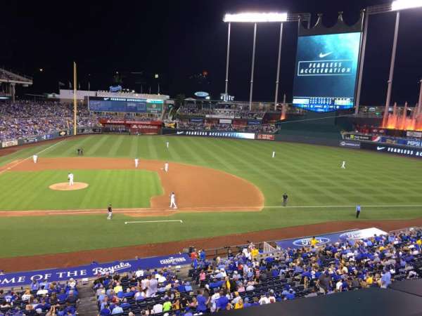 Kauffman Stadium, section: 316, row: A, seat: 3