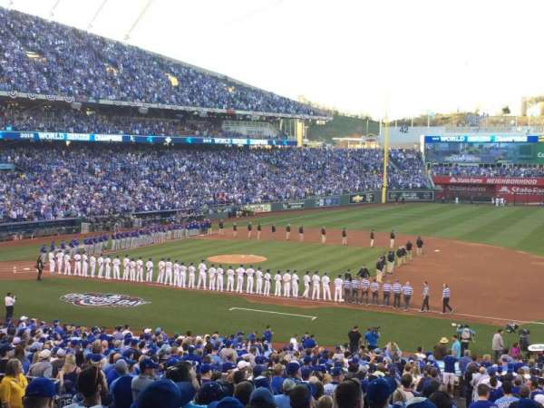 Kauffman Stadium, section: 237, row: Kk, seat: 11