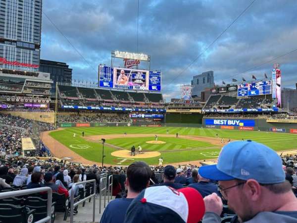 Target Field, section: 112, row: 13, seat: 12