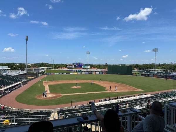 Hammond Stadium at Lee County Sports Complex, section: 301, row: 7, seat: 1