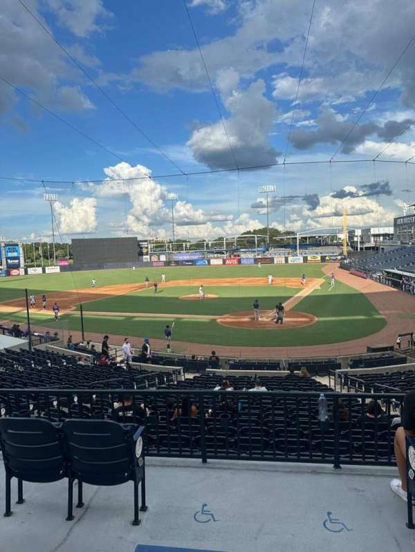 George M. Steinbrenner Field, section: 212, row: 1, seat: 6