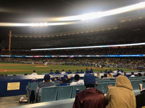 Dodger Stadium, section: 25FD, row: C, seat: 1