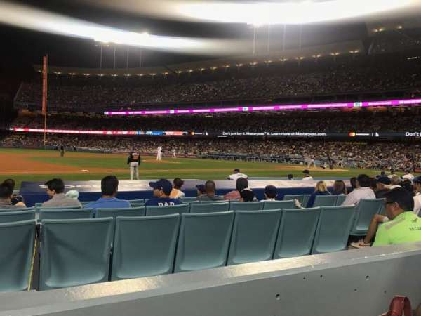 Dodger Stadium, section: 25FD, row: B, seat: 8