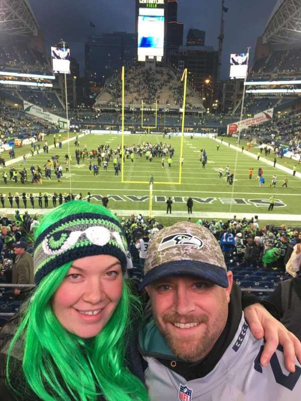 Lumen Field, section: 122, row: AA, seat: 10