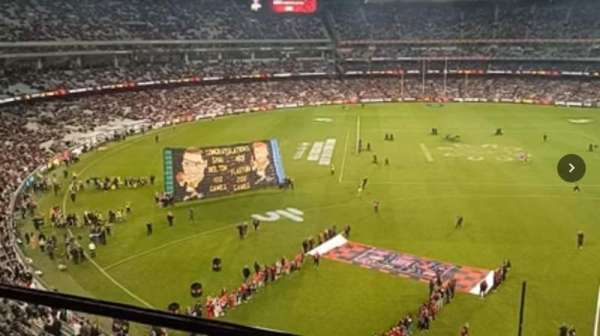 Melbourne Cricket Ground, section: Q35, row: B, seat: 5