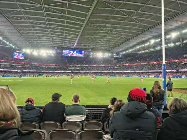 Marvel Stadium, section: L1-3, row: E, seat: 26