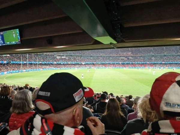Marvel Stadium, section: L1-16, row: U, seat: 54