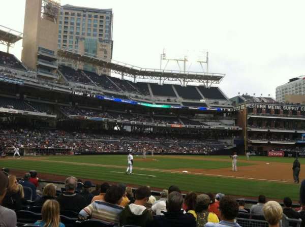 Petco Park, section: 115, row: 10
