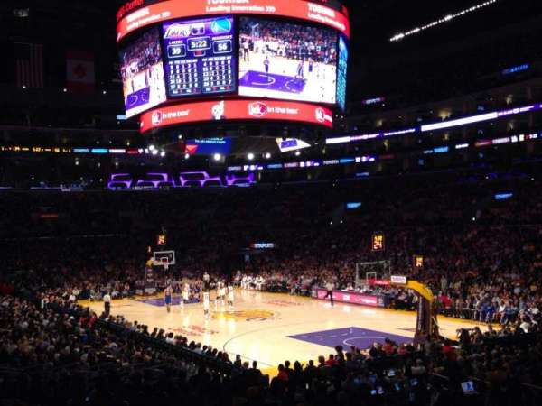 Crypto.com Arena, section: 108, row: 20, seat: 10