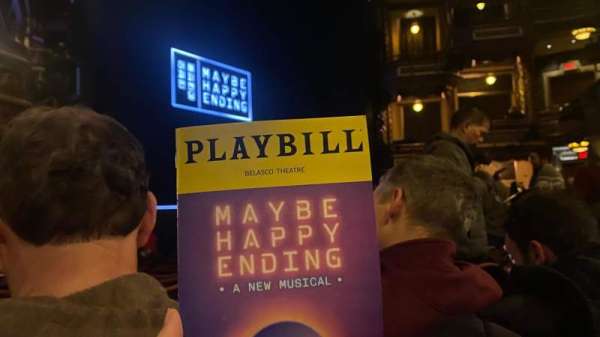 Belasco Theatre, section: Orchestra L, row: L, seat: 19