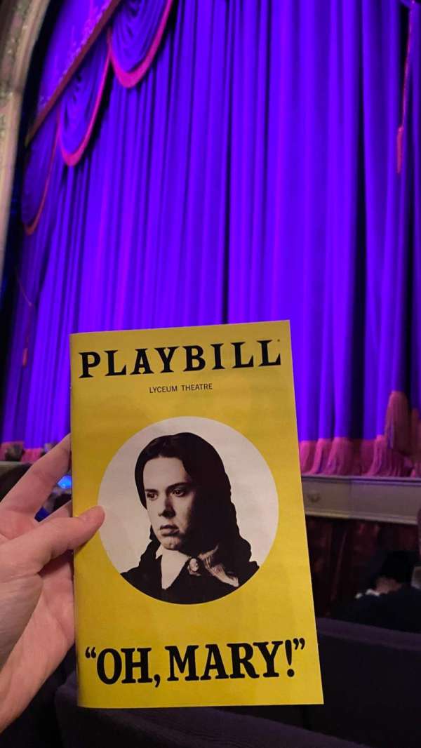 Lyceum Theatre, Broadway, section: Orchestra R, row: C, seat: 10