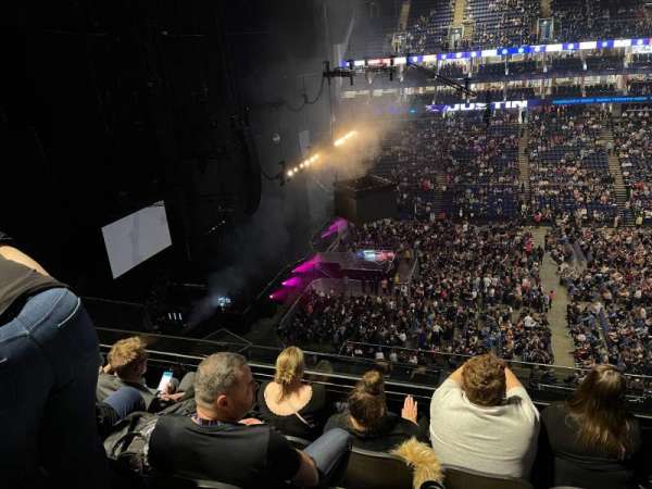 The O2, London, section: 402, row: D, seat: 497