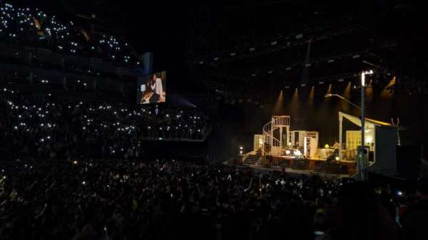 The O2, London, section: 111, row: K
