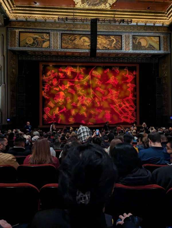 Hollywood Pantages Theatre, section: Orchestra C, row: U, seat: 111