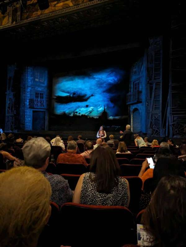 Hollywood Pantages Theatre, section: Orchestra RC, row: L, seat: 205