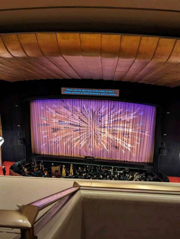 Dorothy Chandler Pavilion, section: Balcony A, row: B, seat: 29