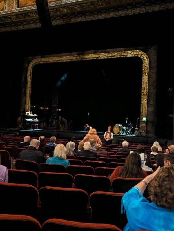 Hollywood Pantages Theatre, section: Orchestra R, row: P, seat: 206