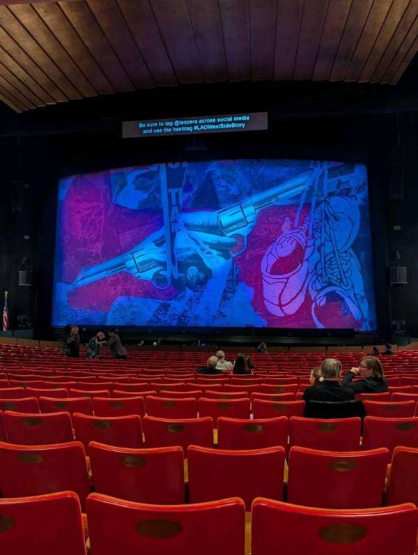 Dorothy Chandler Pavilion, section: Orchestra, row: V, seat: 23