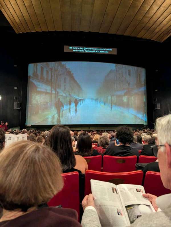 Dorothy Chandler Pavilion, section: Orchestra, row: V, seat: 42