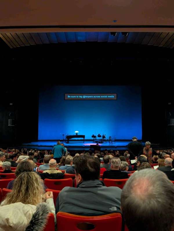 Dorothy Chandler Pavilion, section: Orchestra, row: W, seat: 35