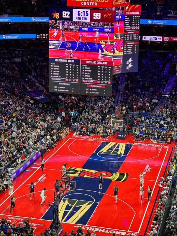 Xfinity Mobile Arena, section: 208, row: 12, seat: 7