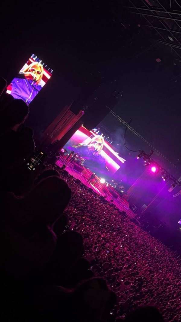 AO Arena, section: 105, row: X, seat: 3