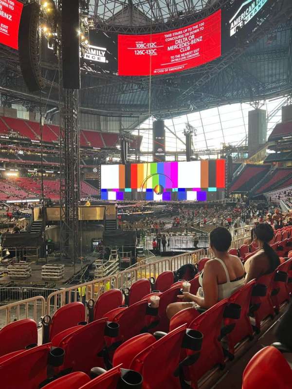 Mercedes-Benz Stadium, section: 115, row: 15, seat: 16