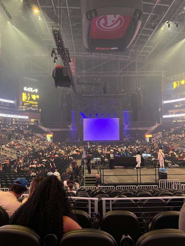 State Farm Arena, section: 114, row: D, seat: 8