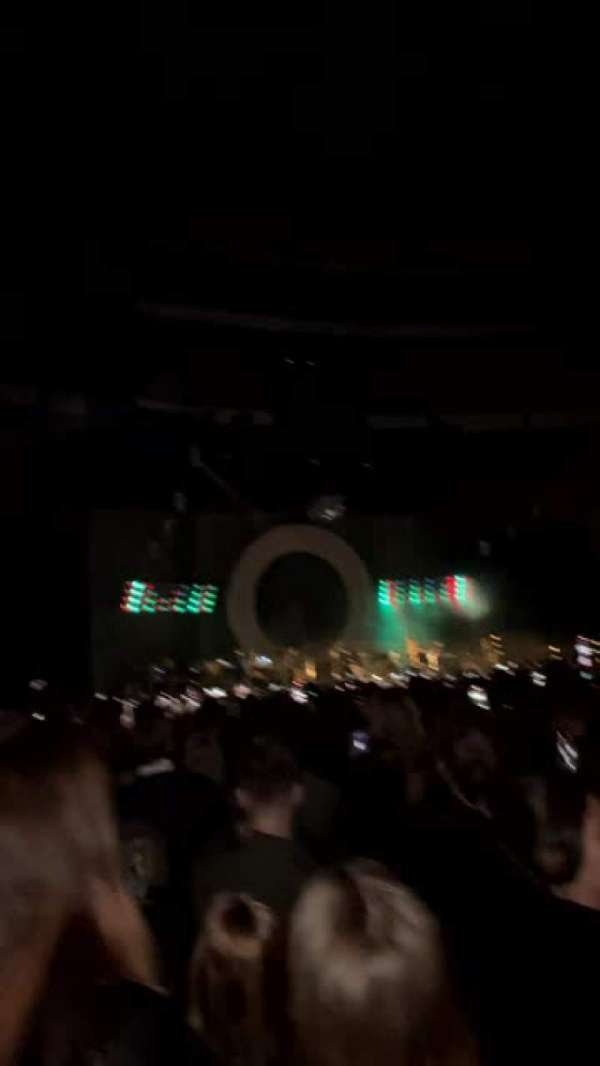 Avicii Arena, section: Floor, row: Back, seat: At the soundtable