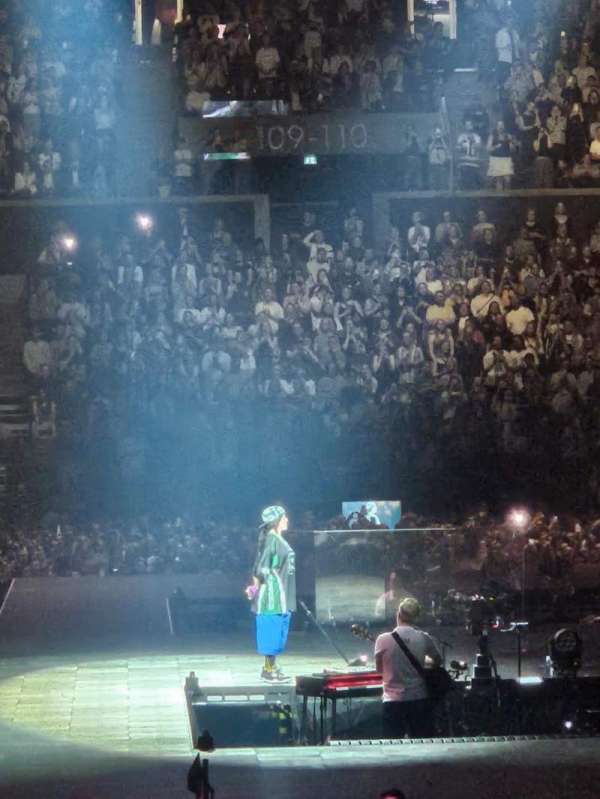 Royal Arena, section: 101, row: 12, seat: 41