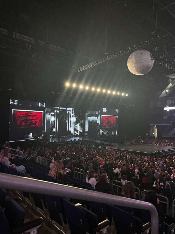 Uber Arena, section: 103, row: 12, seat: 1