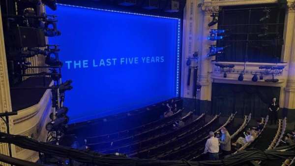 Hudson Theatre, section: Dress Circle L, row: B, seat: 15