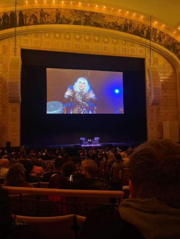 Auditorium Theatre, section: back balc, row: R, seat: 101