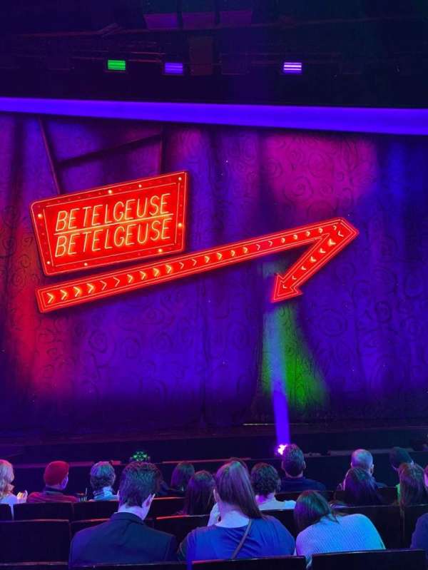 Marquis Theatre, section: Orchestra C, row: F, seat: 109