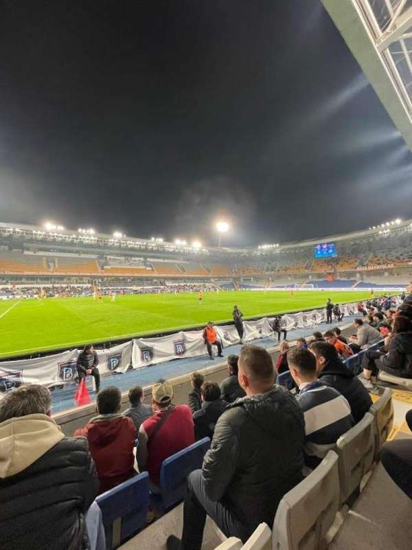 Başakşehir Fatih Terim Stadyumu, section: Doğu Alt A, row: 6, seat: 17