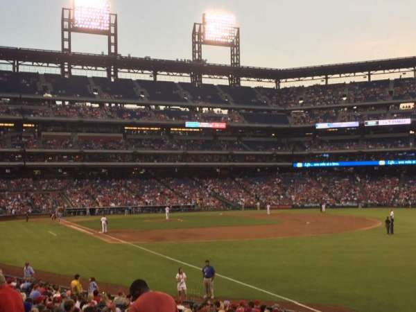 Citizens Bank Park, section: 109, row: 24, seat: 3