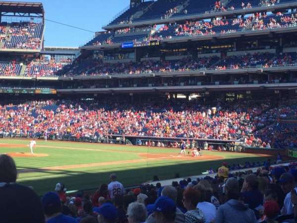 Citizens Bank Park, section: 134, row: 24, seat: 3
