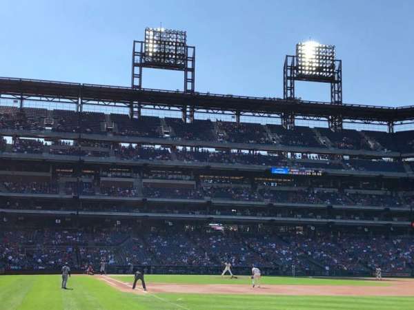 Citizens Bank Park, section: 109, row: 8, seat: 9