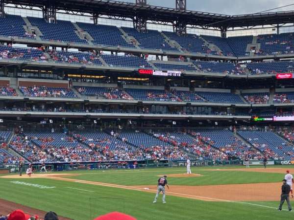 Citizens Bank Park, section: 111, row: 18, seat: 9