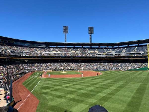 PNC Park, section: 145, row: B, seat: 2