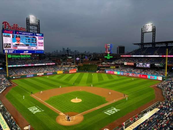 Citizens Bank Park, section: 320, row: 1, seat: 8