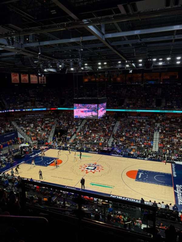 Mohegan Sun Arena, section: 105, row: J, seat: 22