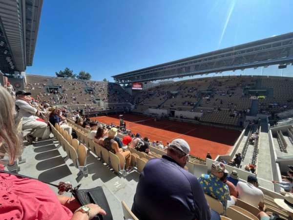 Court Suzanne-Lenglen, section: 14, row: 15, seat: 19