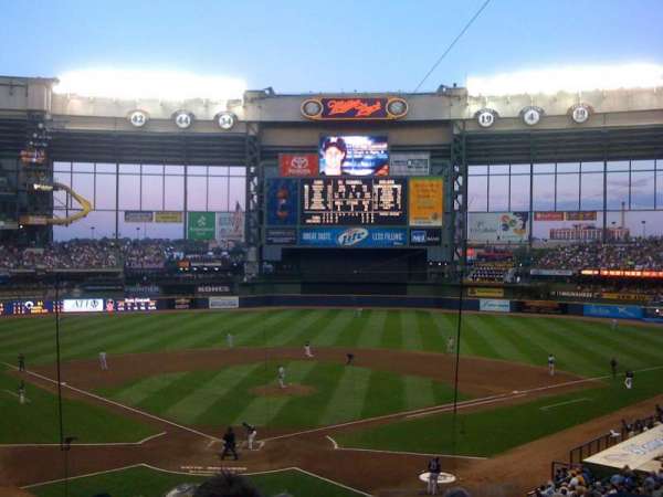 American Family Field, section: 218, row: 10, seat: 19