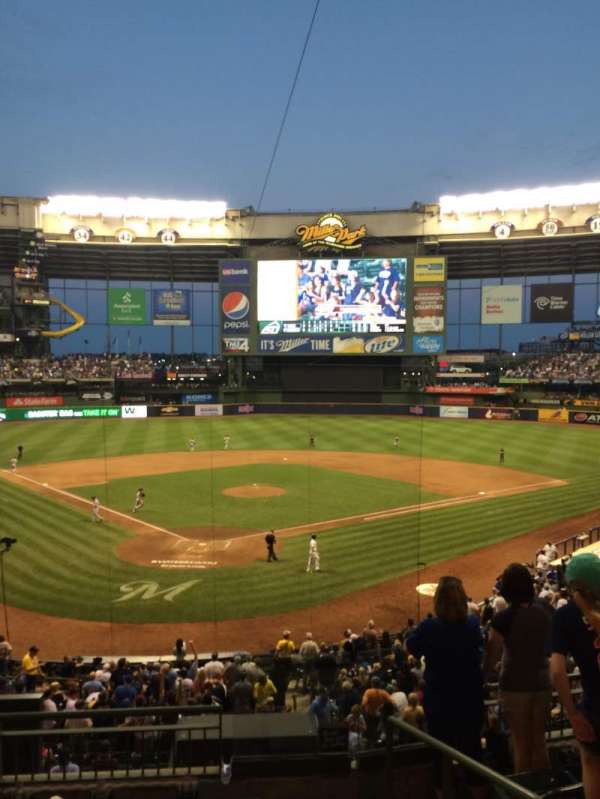American Family Field, section: 218, row: 6, seat: 21