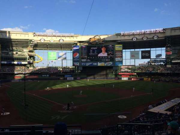 American Family Field, section: 218, row: 6, seat: 21